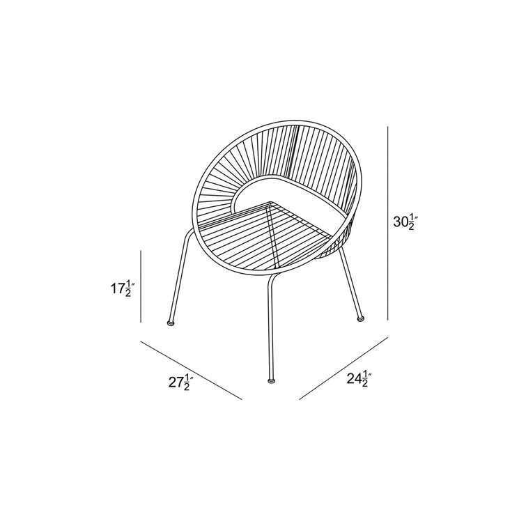 Acapulco dining online chair